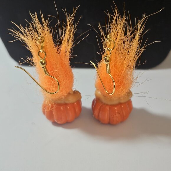 **Sale** Russ vintage pumpkin troll earrings - Picture 9 of 11